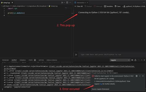 Vs Code Can T Run Python Interactive Window Failed To Run Jupyter As Observable With Args