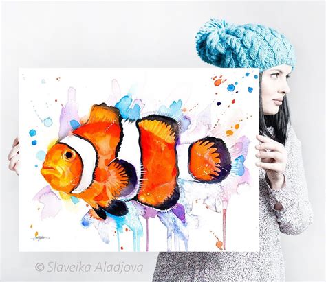 Fish Sea Life Watercolor By Slaveika Aladjova Artofit