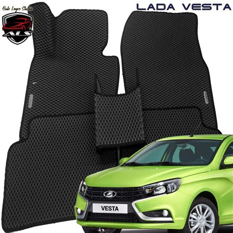Коврики в салон автомобиля LADA Автомобильные коврики VESTA, коврики ...
