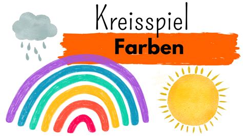 Kindergarten: Kreisspiel zum Thema Farben - kinderlachen-ideen