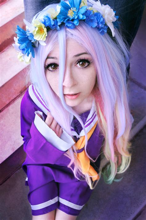 Shiro NGNL Anime Cosplay No Game No Life NGNL Нет Игры Нет