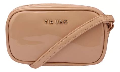 Bolsa Via Uno Rv Vu Nude Desenho Do Tecido Liso Mercadolivre