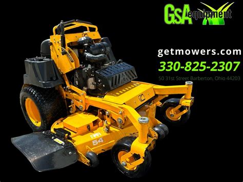 54″ Cub Cadet Pro X 654 Commercial Stand On Zero Turn 103 A Month