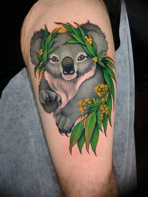 Koala by Crispy Lennox @ The Black Mark Tattoo Melbourne Australia Oz ...