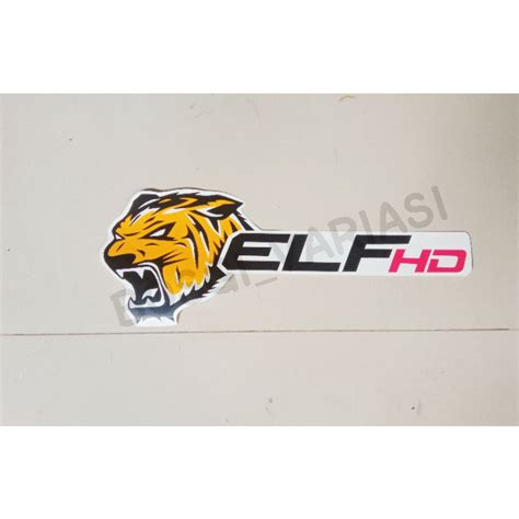 Jual Stiker Elf Hd Nkr Macan Stiker Elfhd Macan Elf Shopee Indonesia