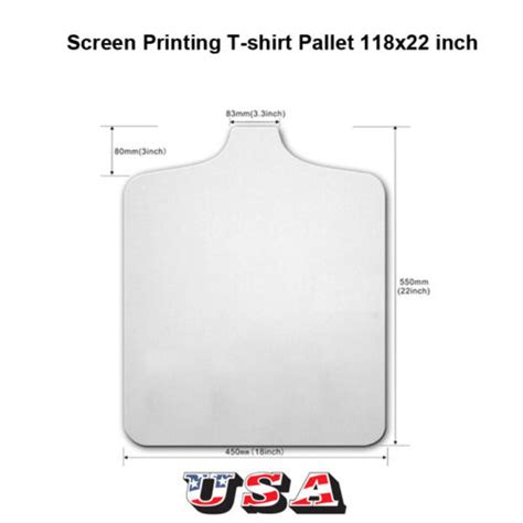 Techtongda Screen Printing T Shirts Pallet Platen 18 22 Inch Press Board Ebay