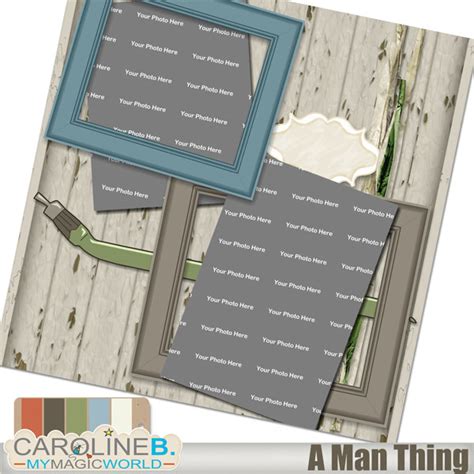 A Man Thing Quickpage Caroline B Design