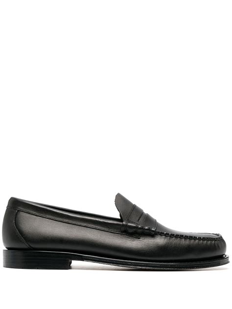 G H Bass And Co Weejuns Larson Penny Loafers In Black For Men Lyst Uk