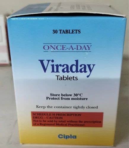 Cipla Viraday Tablets Treatment Hiv Infection At Rs Box In Patna