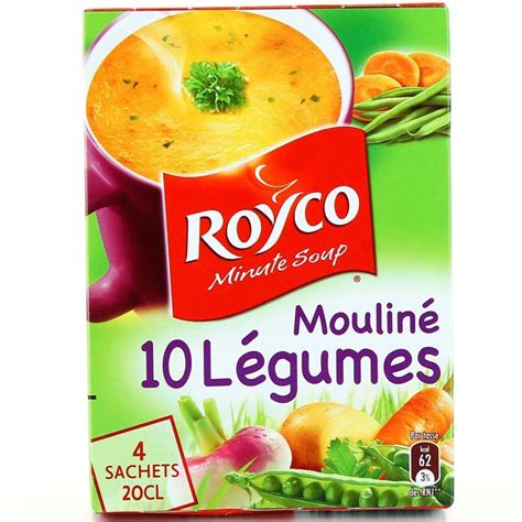 Royco Soupe D Shydrat E L Gumes Les Sachets De Cl