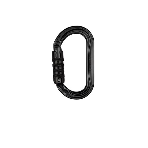 Mosquetón Petzl OK TRIACT LOCK negro M33A TLN Mosquetón de Aluminio