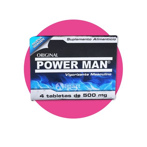 Power Man Vigorizante Masculino Natural 4 Pastillas Venus G