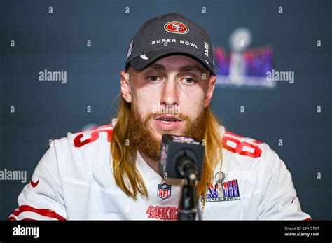 San Francisco 49ers Tight End George Kittle During A Media Day At The