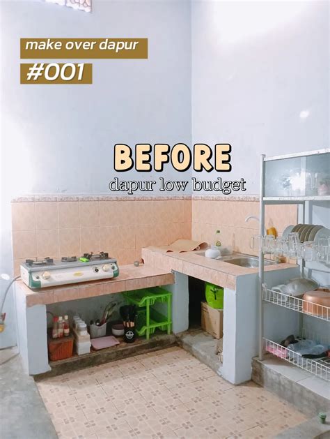 Inspirasi Makeover Dapur Low Budget Galeri Diposting Oleh Jamila Lemon8