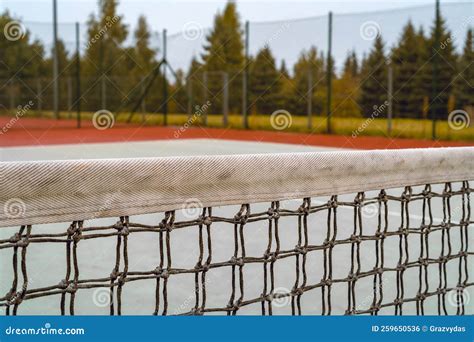 Tennis Playground with Rubber Coating Stock Photo - Image of court ...