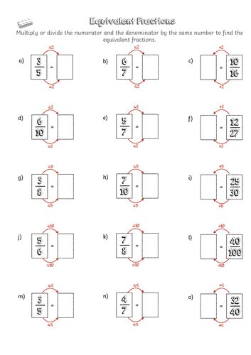 Equivalent Fractions Y5 Fractions Lesson 1 Year 5 Teaching Resources