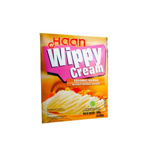 Haan Wippy Cream Gram Wippy Cream Powder Toping Bubuk Instant