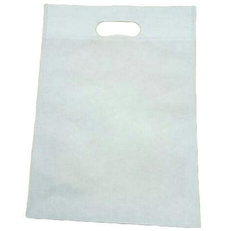 White D Cut Plain Non Woven Bag At Rs 130 Kg Non Woven Bag In Gurgaon