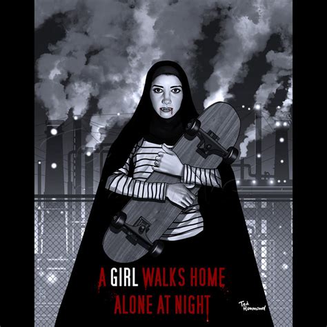 A Girl Walks Home Alone At Night Poster By Tedhammond