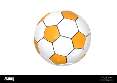 Football, Soccer ball. Orange Football, Soccer ball Stock Photo - Alamy