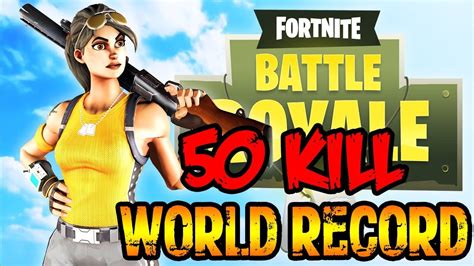 Fortnite 50 Kill WORLD RECORD Squad Win Gameplay PC Fortnite