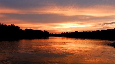 Sunset On The White River Jacksonport Arkansas Youtube