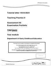 B Pdf Tpf Tutorial Letter