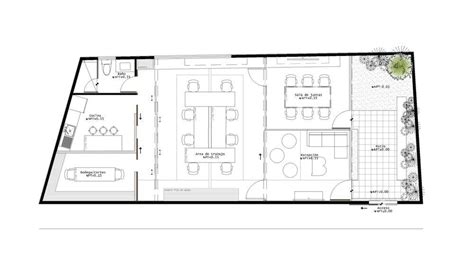 Oficinas Y Espacios De Trabajo Ejemplos De Arquitectura En Planta Entre 100 M2 Y 10000 M2