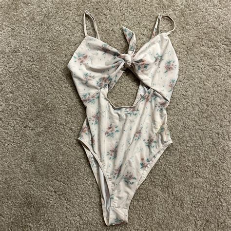 Princess Polly One Piece Bikini Floral Design Size Depop