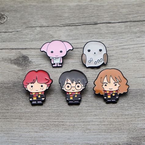 Harry Potter Enamel Pin Harry Potter Metal Enamel Pin Etsy