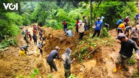 Jalan Utama Penghubung Bandung Cianjur Di Pasirkuda Sudah Bisa Dilalui