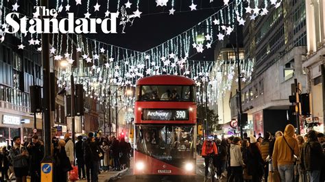 Oxford Street Switches On Dazzling Display Of Christmas Lights YouTube