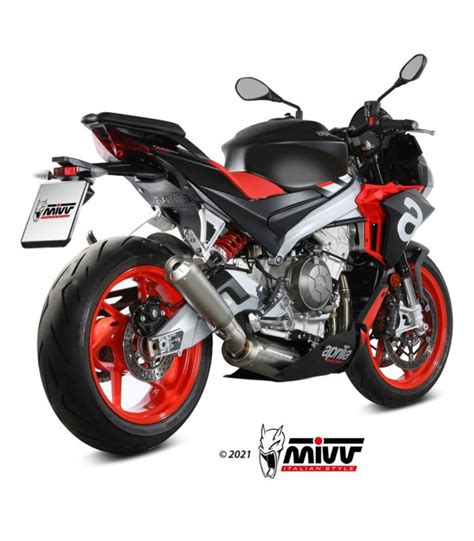 Scarico Completo Mivv Aprilia Tuono 660 Terminale X M1 Titanio Moto