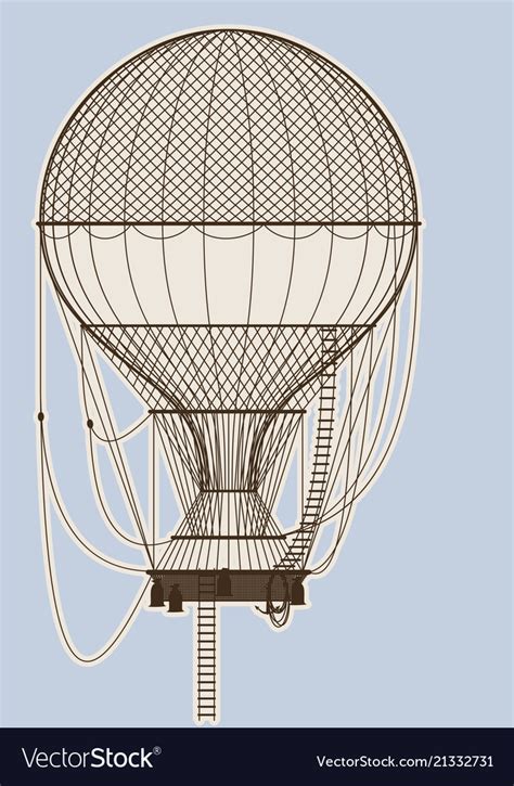 Hot Air Balloon Royalty Free Vector Image VectorStock