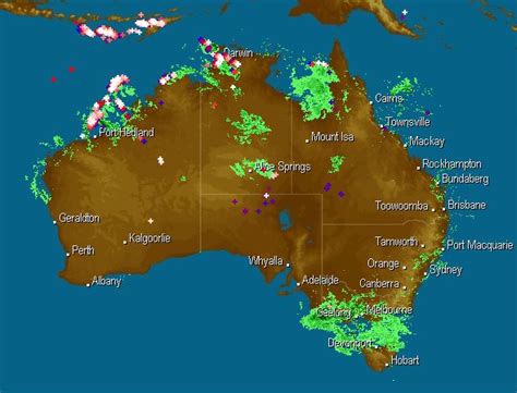 Australian Live Rain Radar And Lightning Tracker Weatherwatch New Zealand S Weather Data