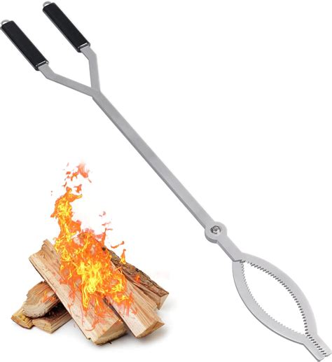 40 Fire Tongs Firewood Grabbers Stainless Steel Large