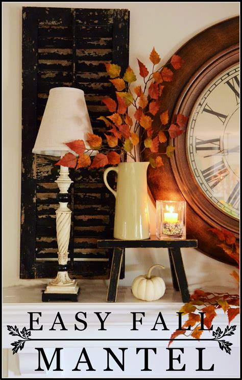 Easy Fall Mantel Stonegable