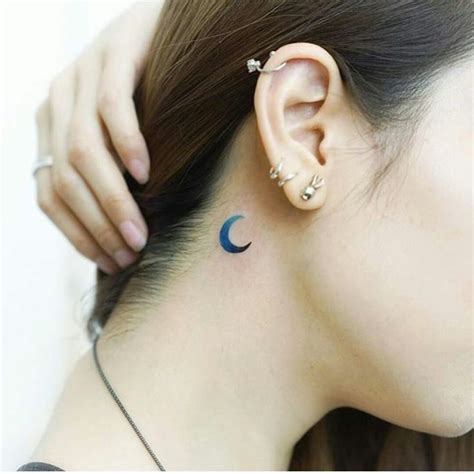 Mini Tattoos Minitattoos Twitter Crescent Moon Tattoo Blue Moon