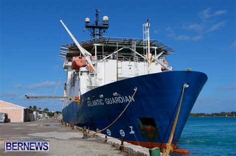 Photos Atlantic Guardian Cable Ship Docks Bernews