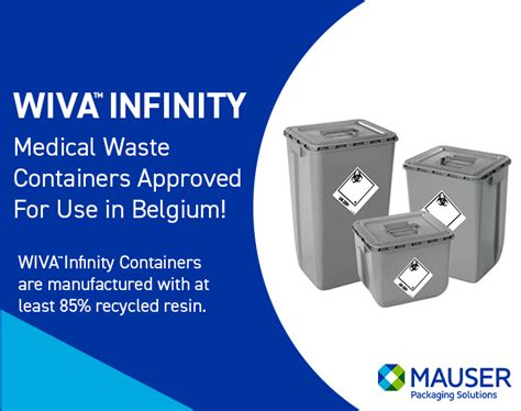 Mauser Packaging Solutions WIVA Infinity Medical Waste Containers