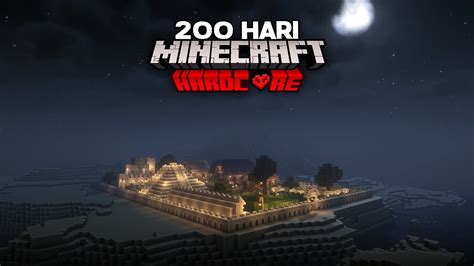 200 Hari Di Minecraft Hardcore Tapi Desert Only YouTube