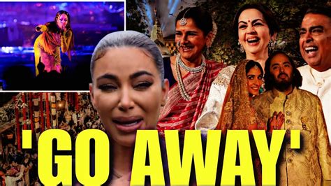 Kim Kardashian Rejected At Anant Ambani Radhika Ambani Pre Wedding