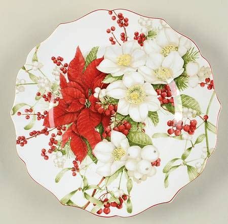 Fifth Pts Winter Harmony Salad Plate Christmas Salad Plates