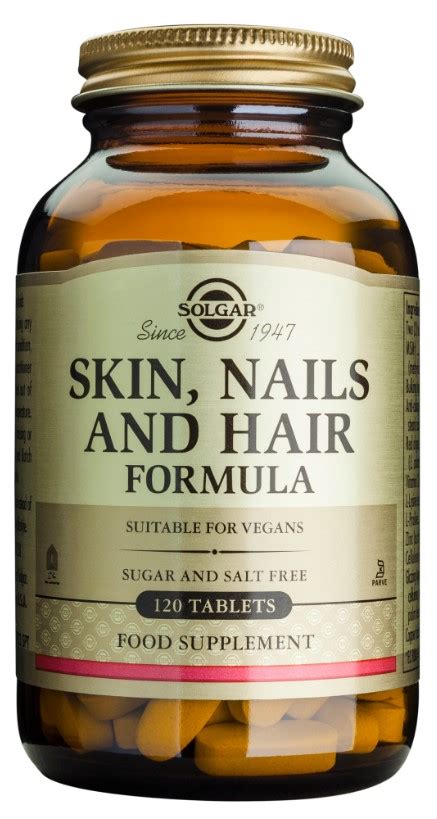 SOLGAR Skin, Nails & Hair Formula 120tabs | Carespot.gr