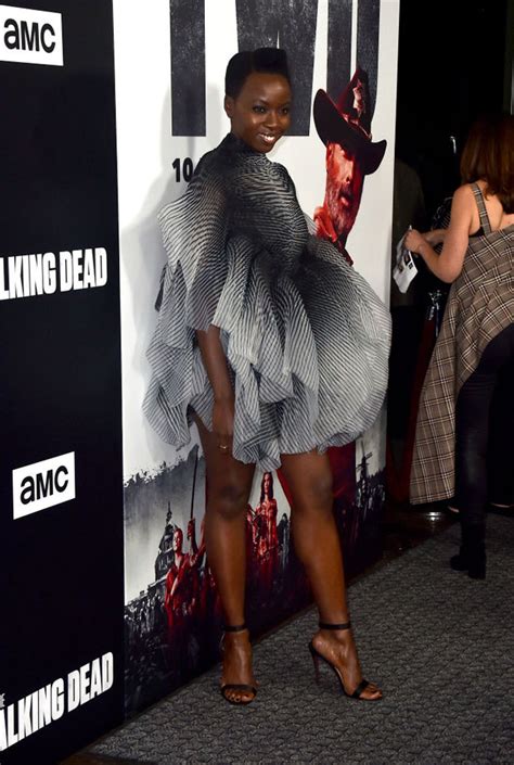 Danai Gurira In Iris Van Herpen Haute Couture The Walking Dead