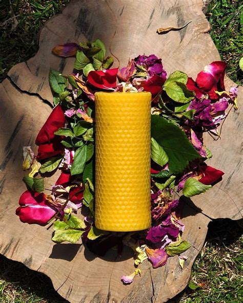 Bougies En Cire Dabeille Naturelle Beeswax Candles Bougie