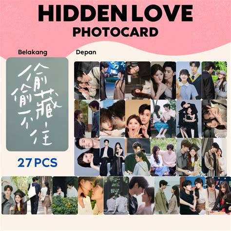 Pcs Photocard Hidden Love Zhao Lu Si Chen Zhe Yuan Sang Zhi