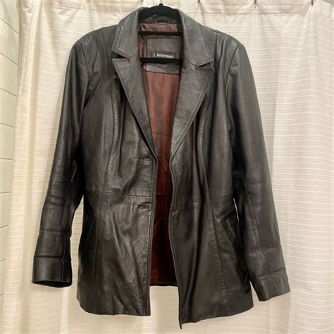 J Peterman Jackets Coats J Peterman Vintage Leather Jacket