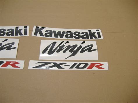 Kawasaki Zx R Ninja Decals Set Full Kit Green Version Moto