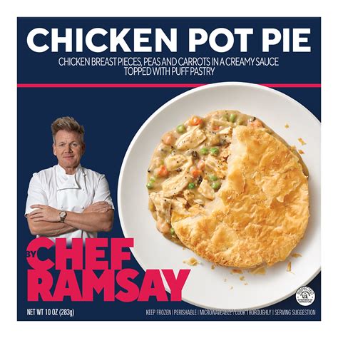 Gordon Ramsay Roasted Chicken Pot Pie, Frozen Meals, 9.5oz - Walmart.com